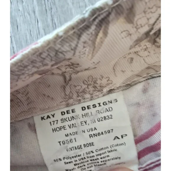 Lot of 5 Womans Aprons Half & Bib ~ Floral Scalloped Ruffle Feminine Designs - Picture 8 of 12